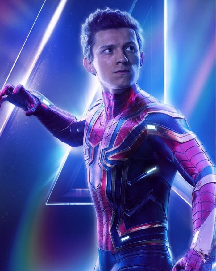 spider-man infinity war poster
