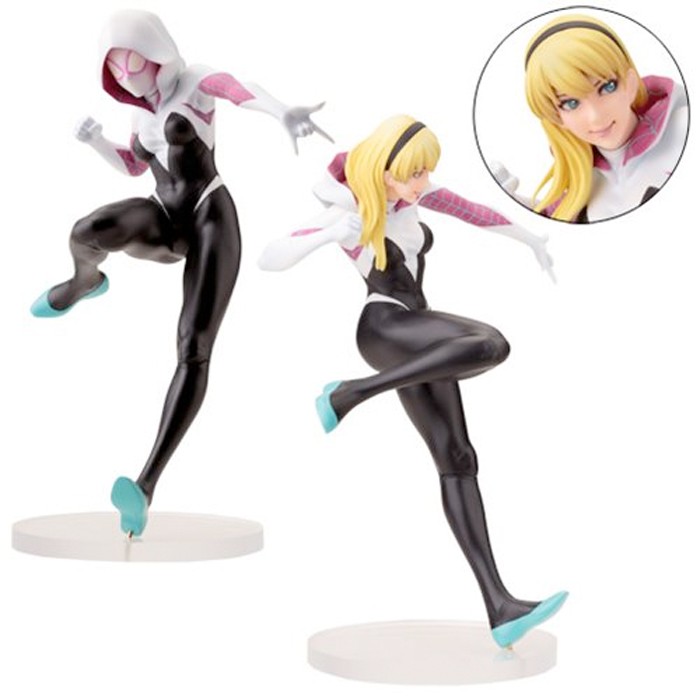 spidergwen-statue-jumping