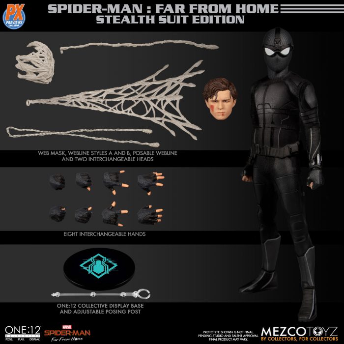 Spider-Man: Far From Home - One:12 Collective Stealth Suit Spider-Man