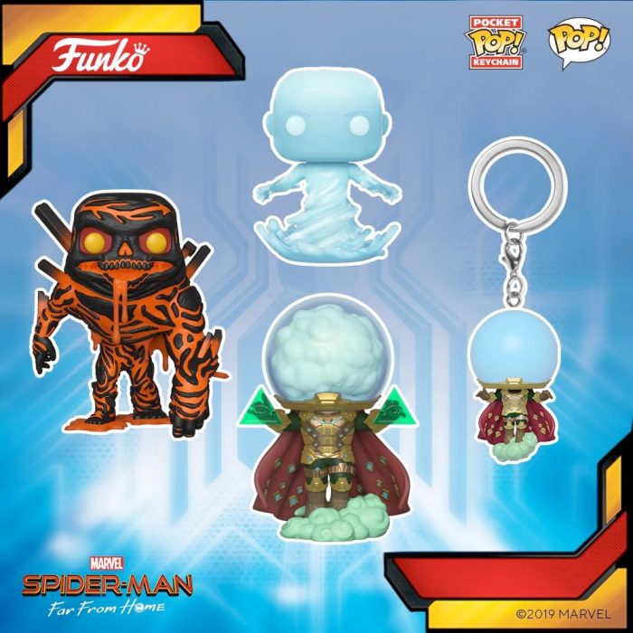 Spider Man Far From Home Toys Confirm Elementals As Hydro Man And Molten Man