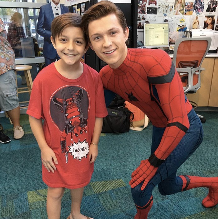 Spider-Man - Tom Holland Visits Children's Hospital