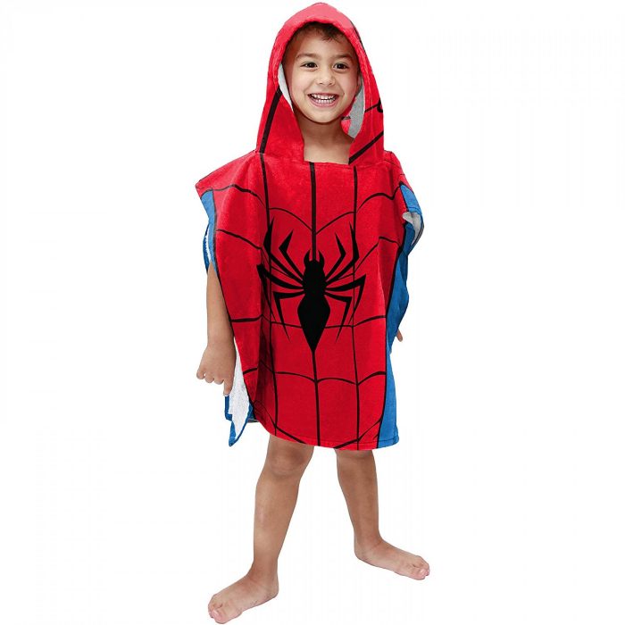 Spider-Man Hooded Poncho Towel