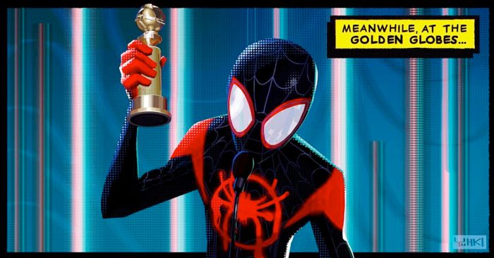 Spider-Man Into the Spider-Verse Accepts Golden Globe
