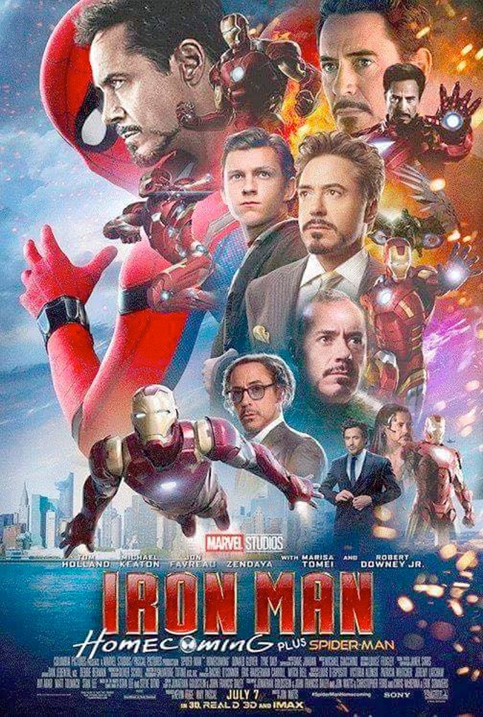 Spider-Man Iron Man Poster