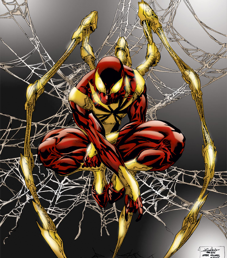 Image result for iron spider suit comics