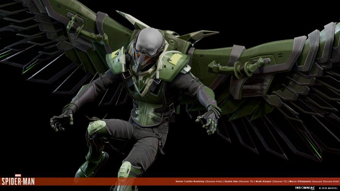 Spider-Man PlayStation 4 - Vulture Concept Art