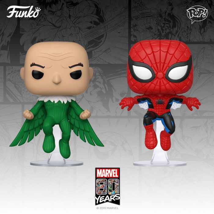 Spider-Man and Vulture Funko POPs