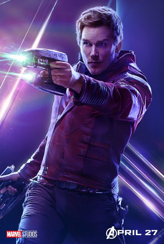 star lord infinity war poster