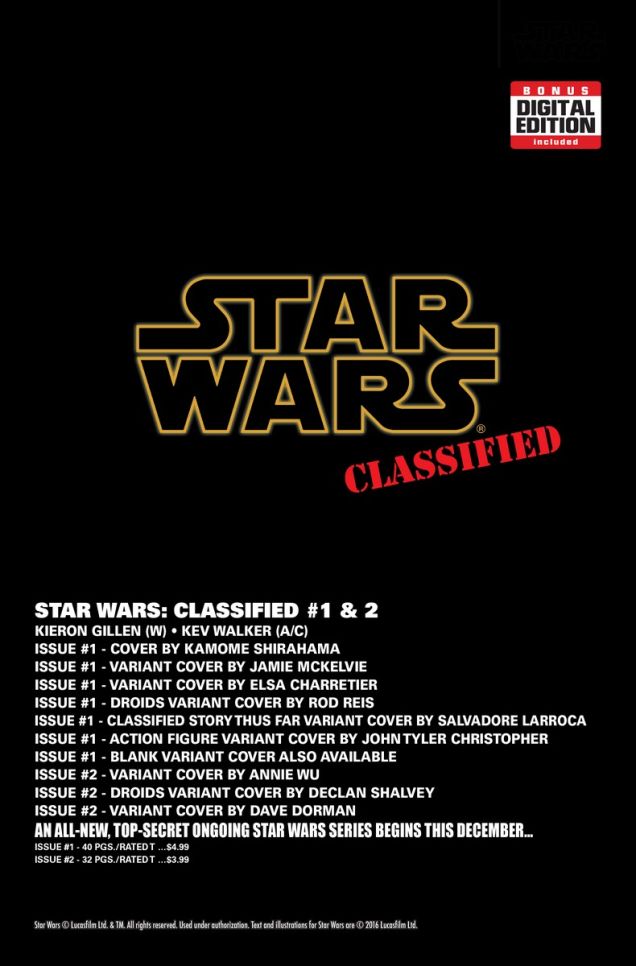 star wars classified