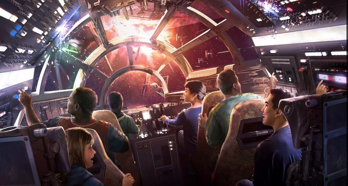 millennium falcon ride