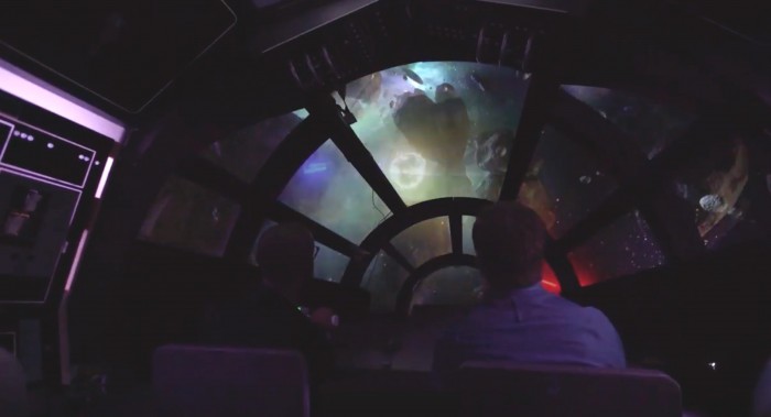 star wars land millenium falcon ride