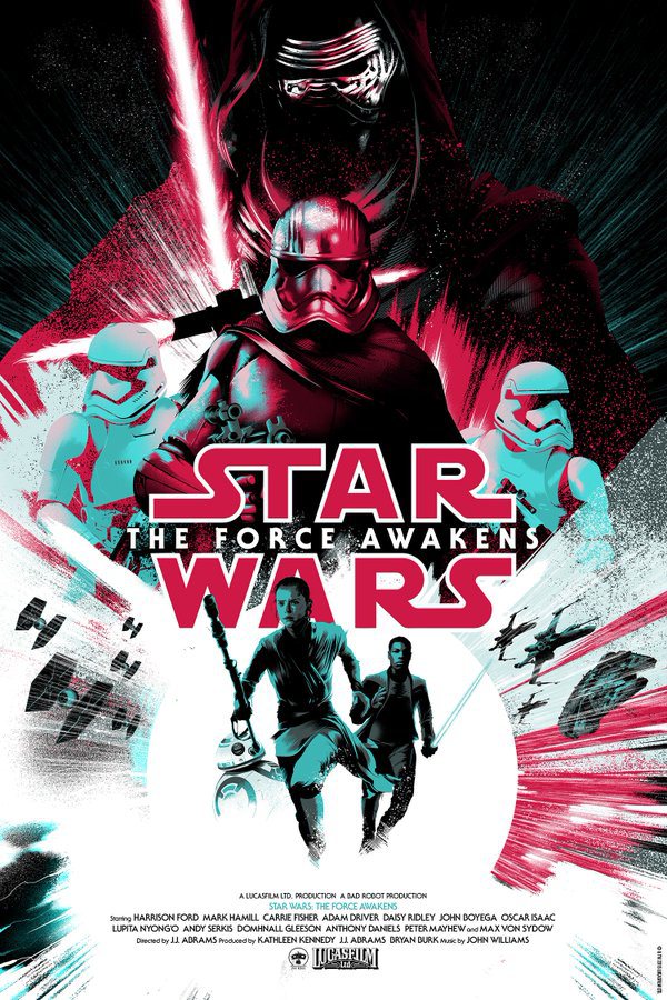 star wars the force awakens marathon poster