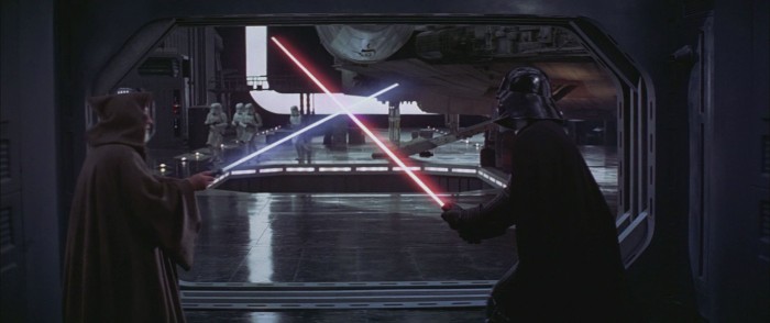 a new hope lightsaber duel