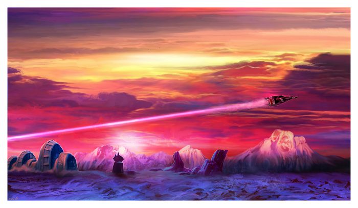 Mark Chilcott - Star Wars - Snowspeeder