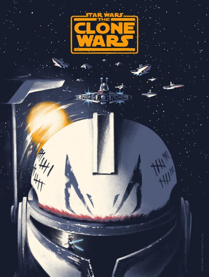 Star Wars The Clone Wars Print - Lyndon Willoughby