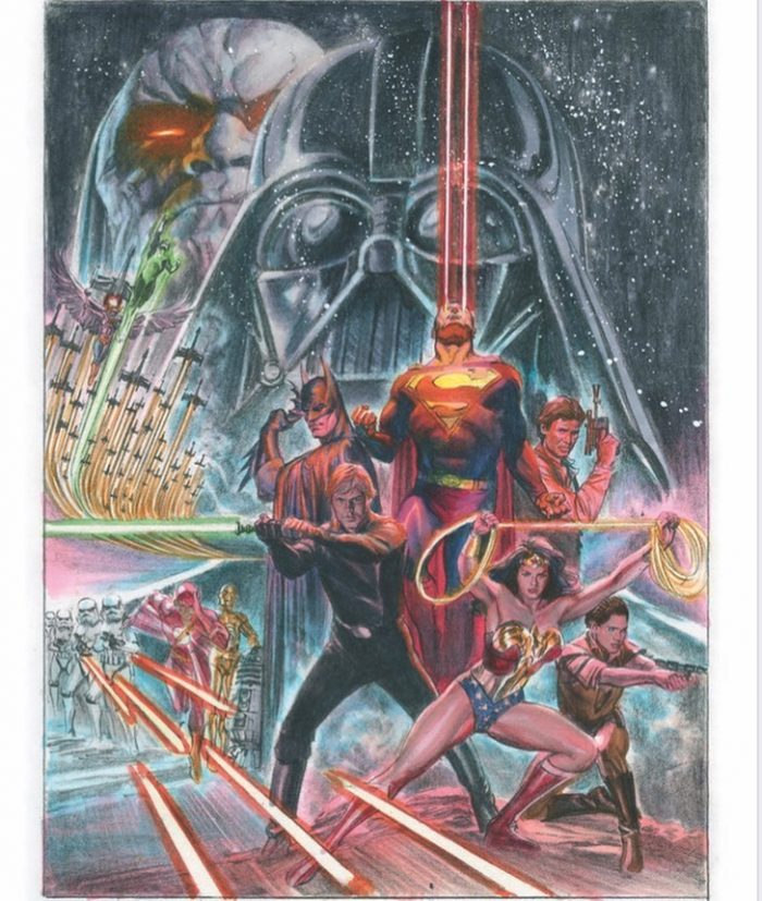 Star Wars and DC Comics Crossover - Alex Ross Artwork