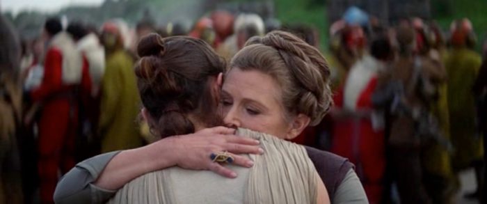 General Leia in Star Wars Episode 9