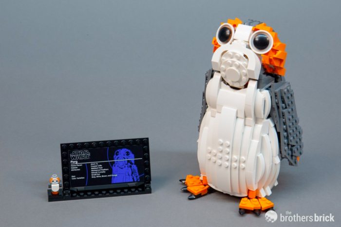 Life-Size Porg LEGO Set