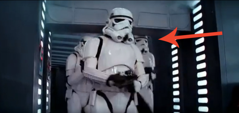 Image result for stormtrooper hits head