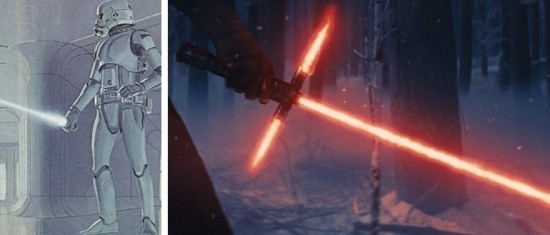 force awakens lightsaber maybe inspired by ralph mcquarrie