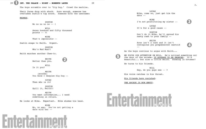 stranger things season 2 script