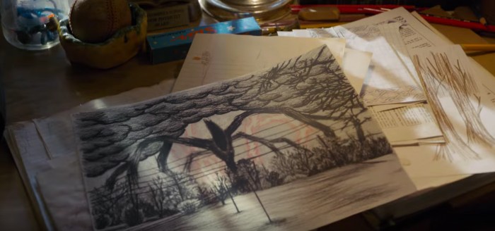 stranger things season 2 wills drawing