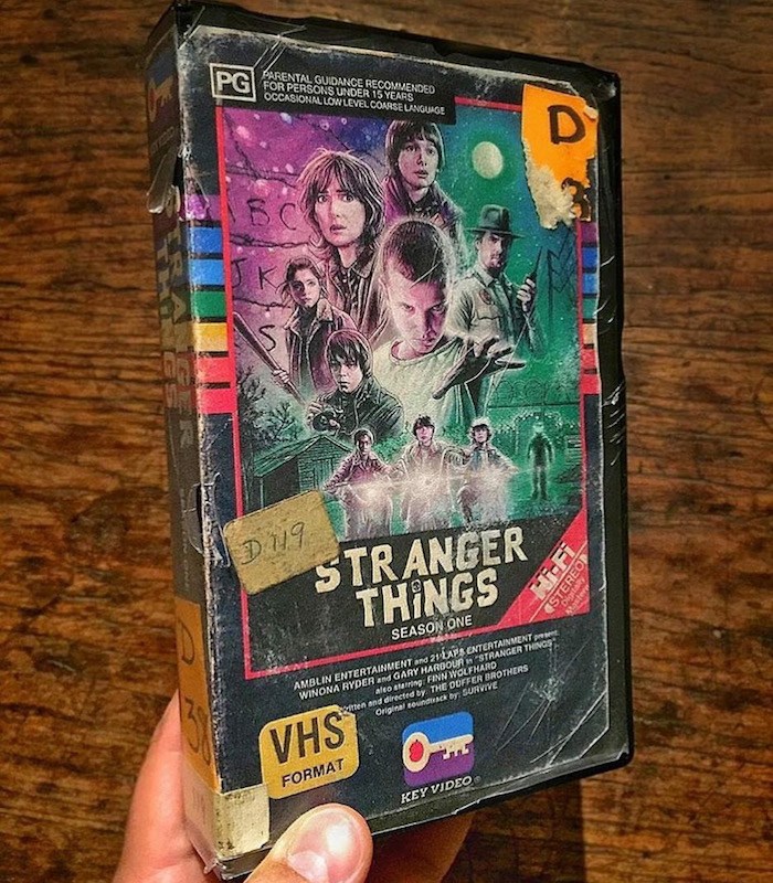 stranger things vhs