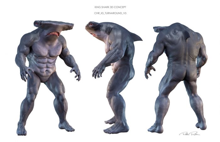 Suicide Squad - King Shark Concept Art