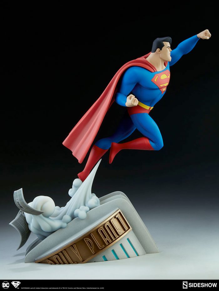 Animated Superman Statue