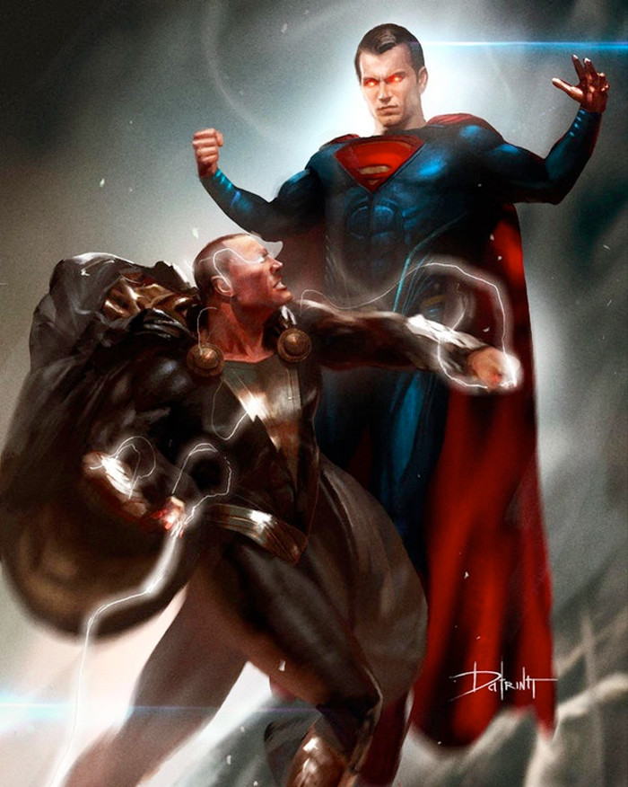 Superman vs Black Adam
