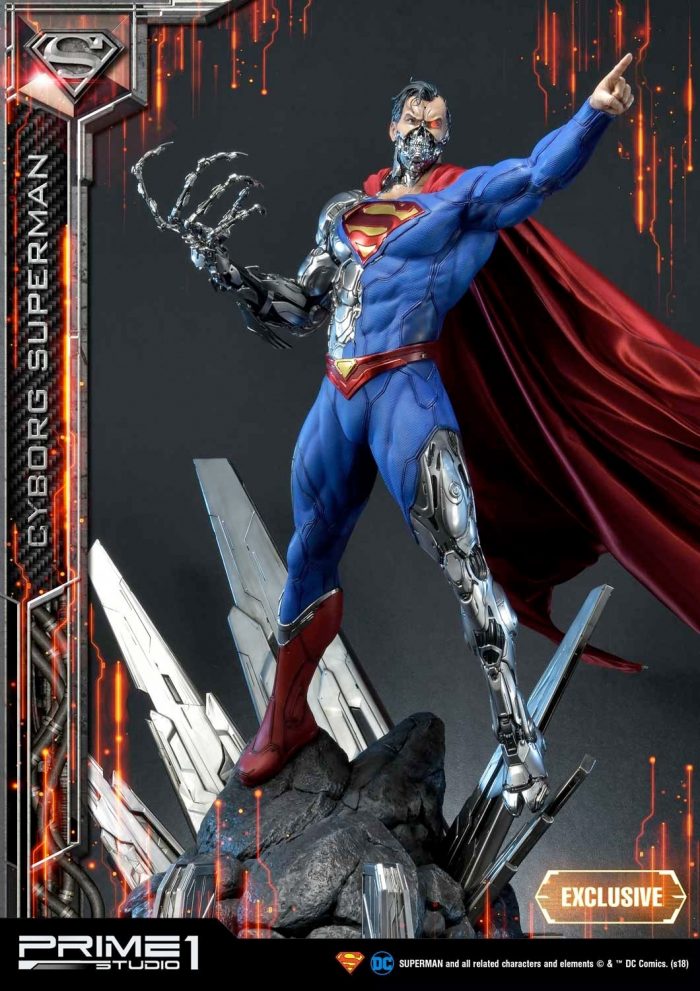 Cyborg Superman Statue