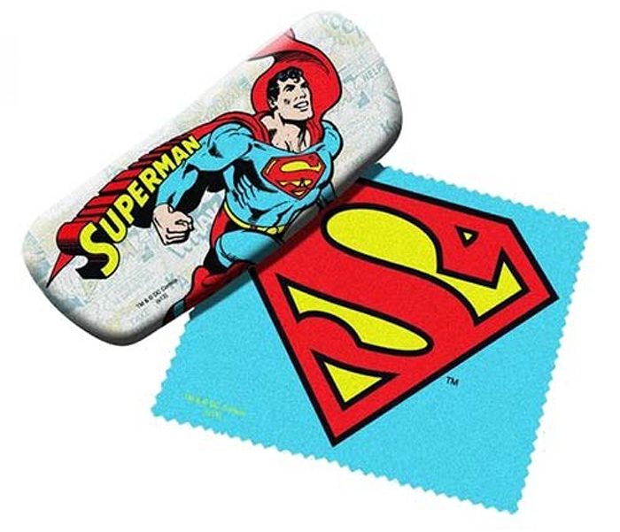 Superman Glasses Case and Cleaning Cloth