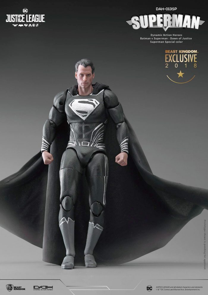 Beast Kingdom Black Suit Superman Figure