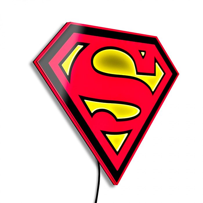 Superman Light-Up Wall Art