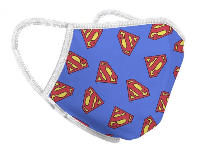 Superman Logos Face Mask