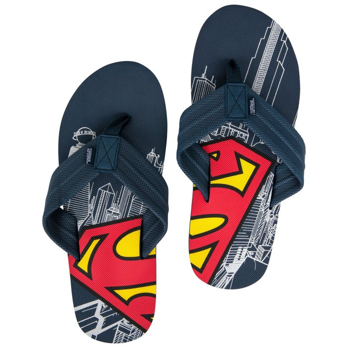 Superman Flip Flops