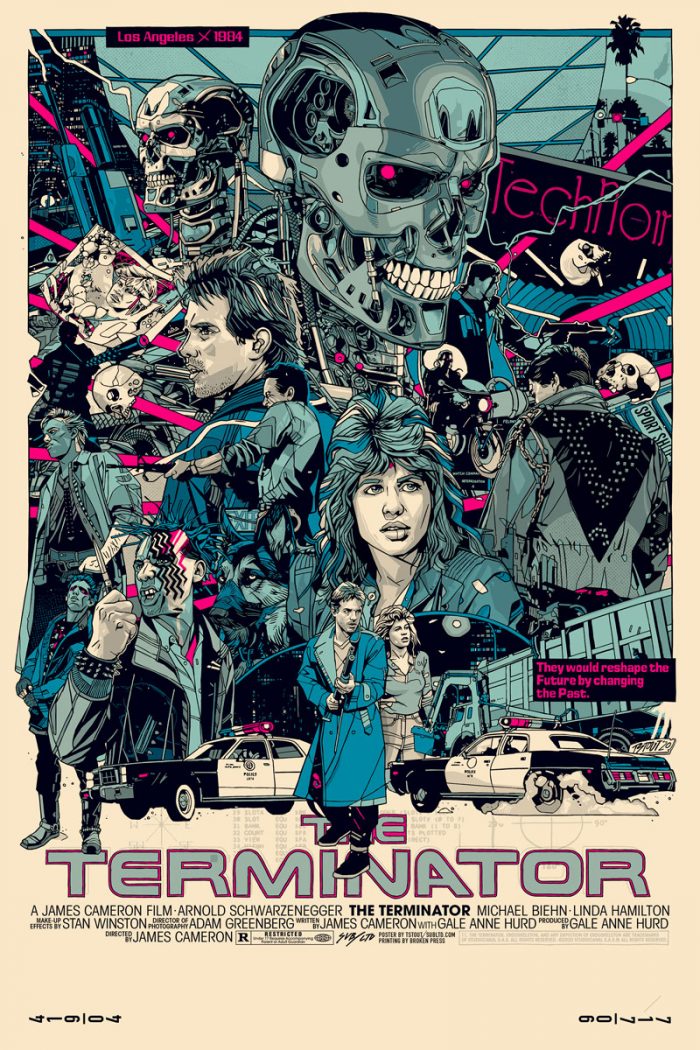 Tyler Stout Terminator Poster