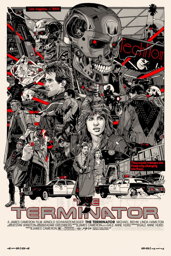 Tyler Stout Terminator Poster