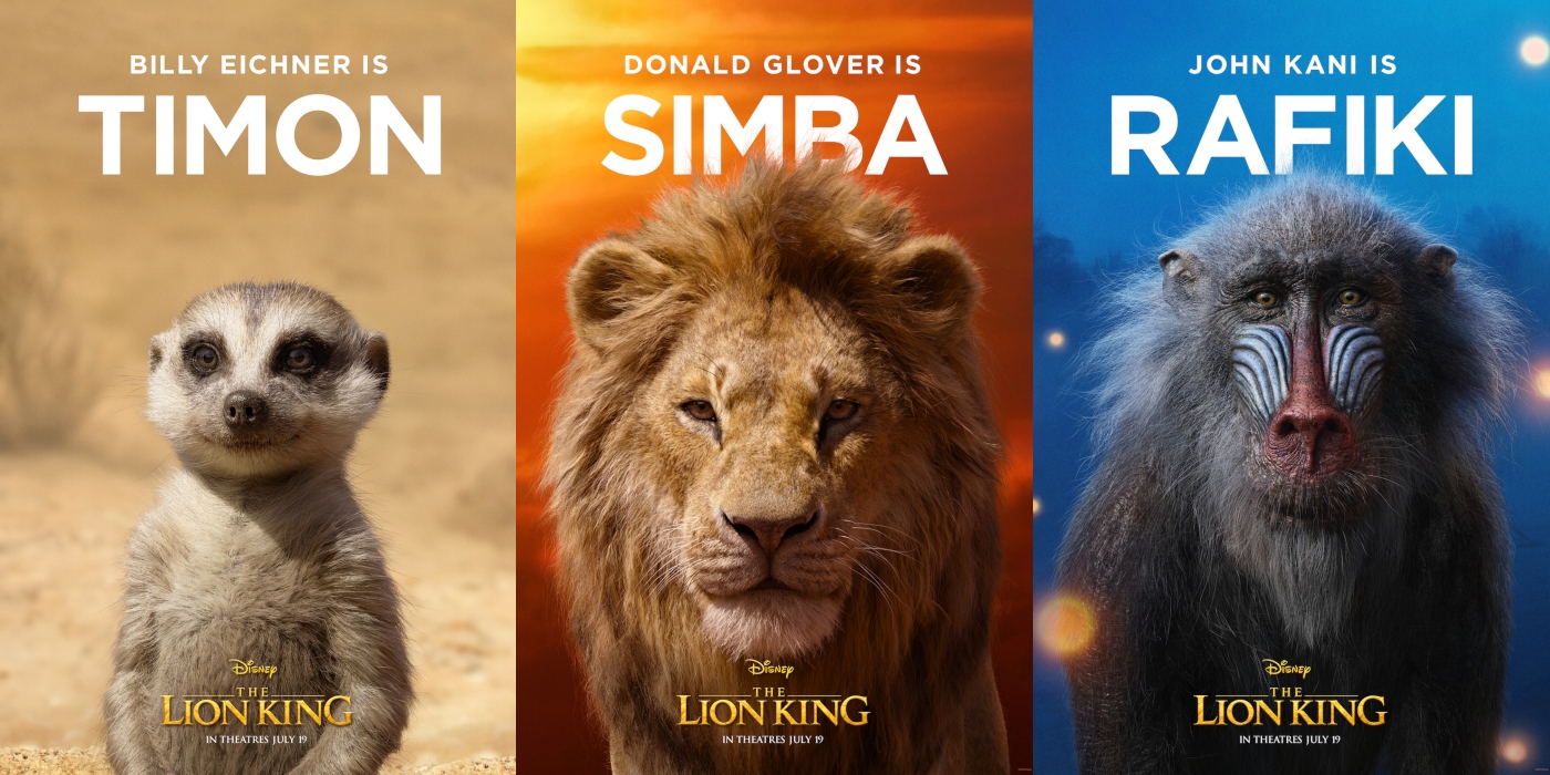 The Lion King Character Posters Released By Disney Film