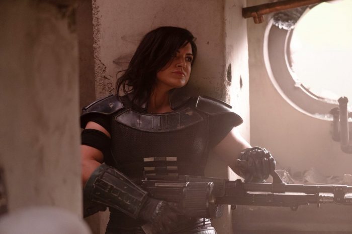 Gina Carano in the mandalorian