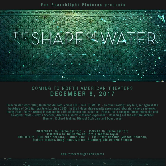 the shape of water release date