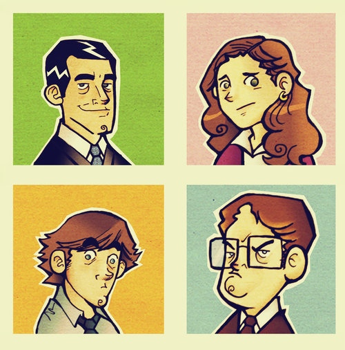 the office cartoon