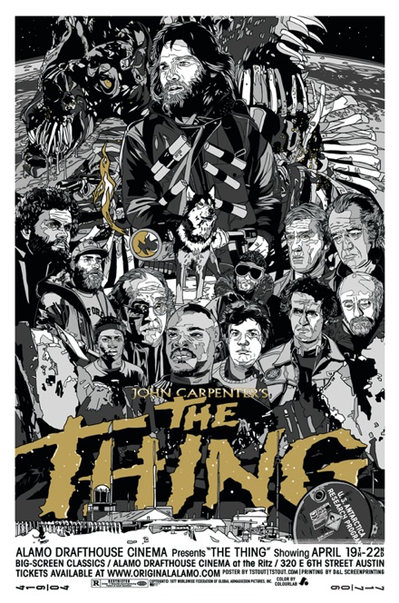 Metallic Variant of The Thing poster