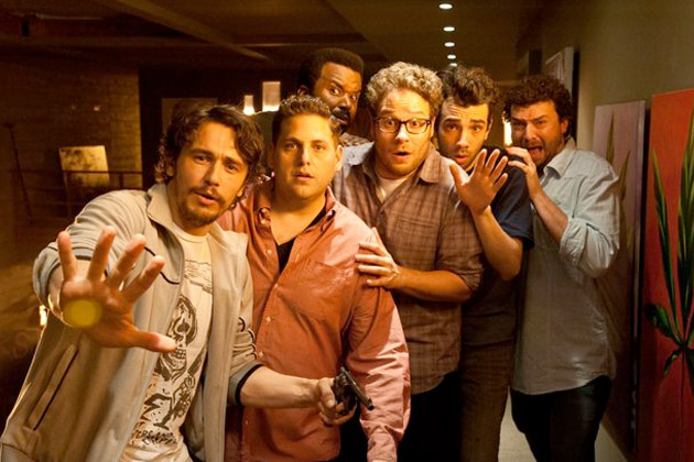 this is the end red band teaser clip and poster seth rogen s end