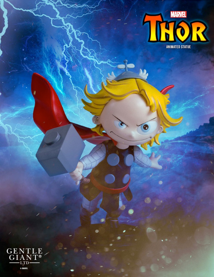 Thor Animated Statue