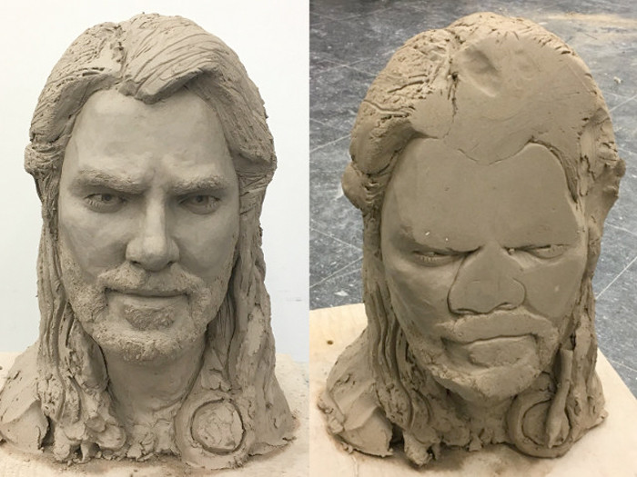 Thor Clay Bust