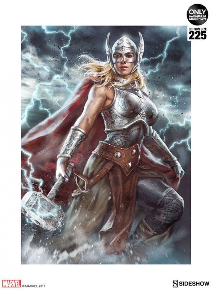 Thor - Jane Foster- Sideshow Print