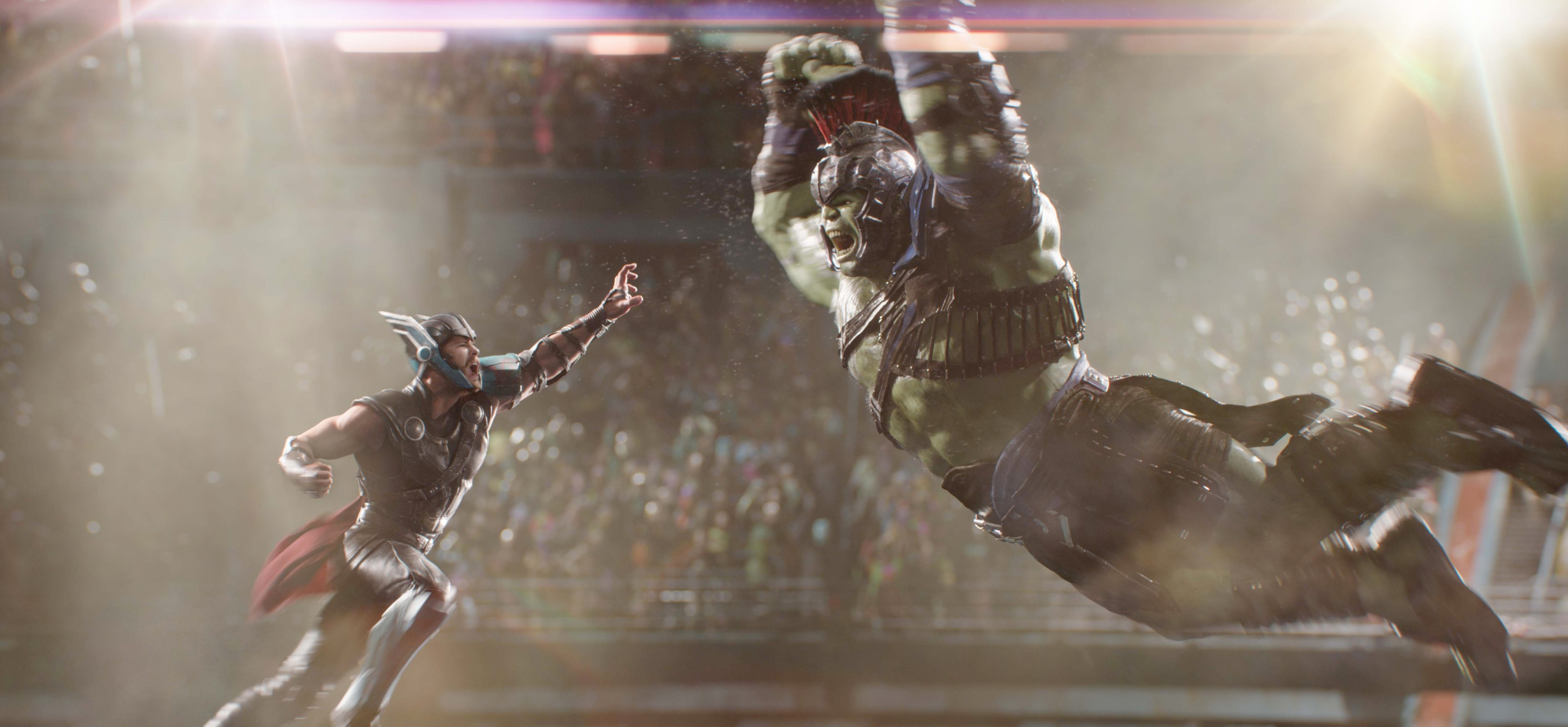 Watch the Thor vs Hulk Scene from Thor: Ragnarok