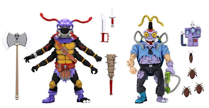 Teenage Mutant Ninja Turtles - Antrax and Scumbug Figures