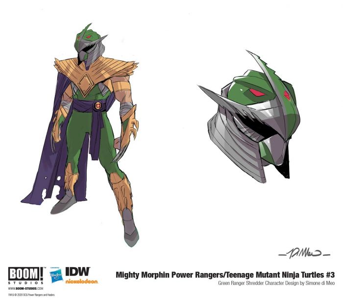 TMNT/Power Rangers - Shredder as Green Ranger